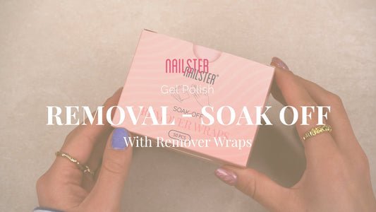 Gel Polish Removal with Soak Off Remover Wraps