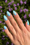 Glazed Blue Look