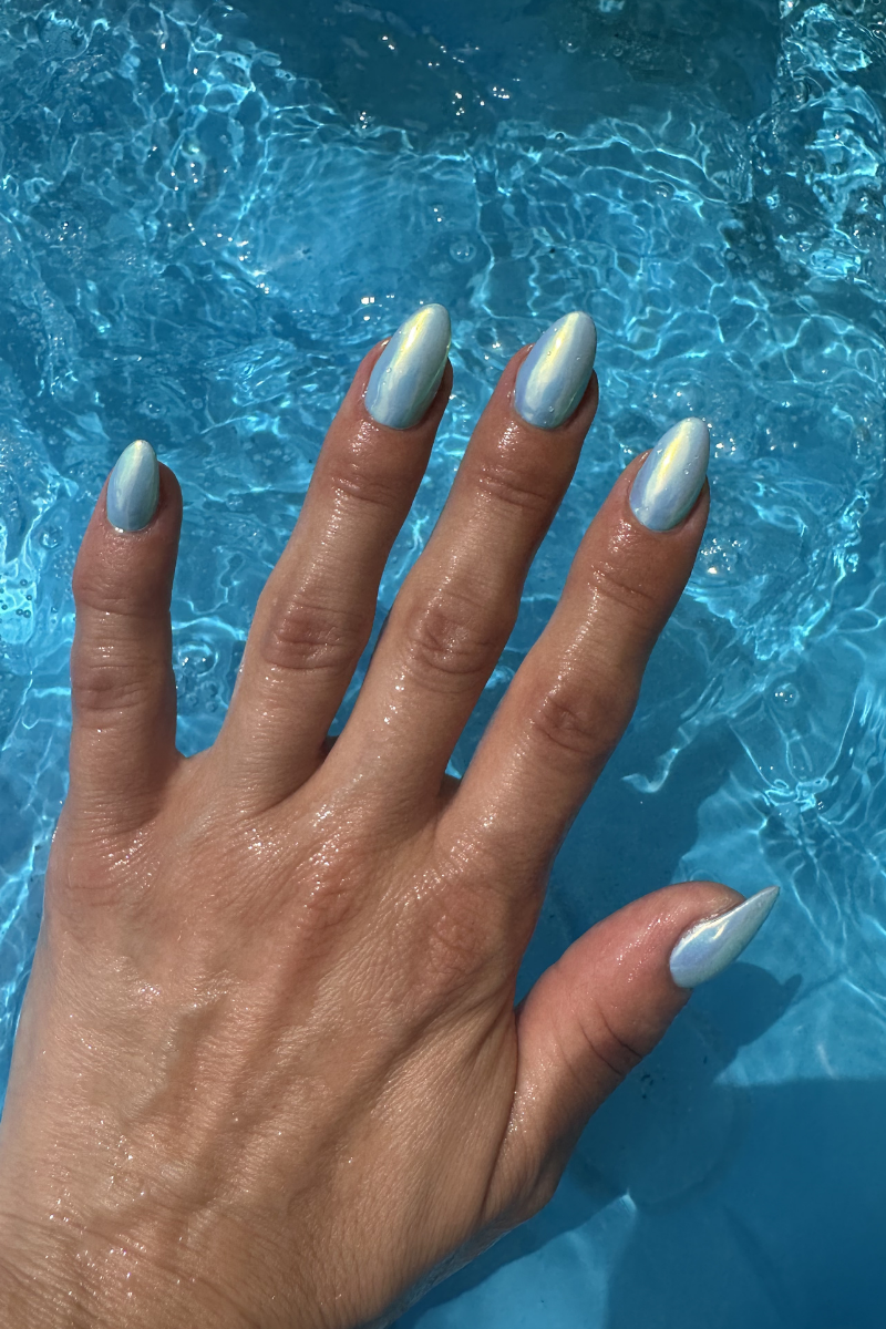Glazed Blue Look