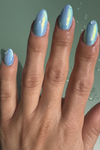 Glazed Blue Look