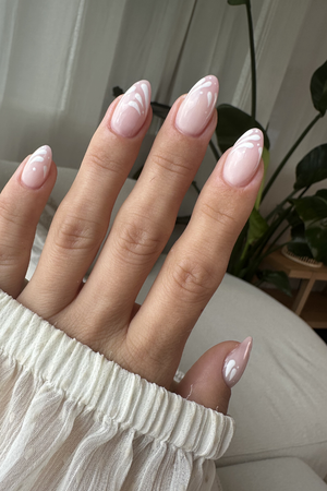 White Swirl Look