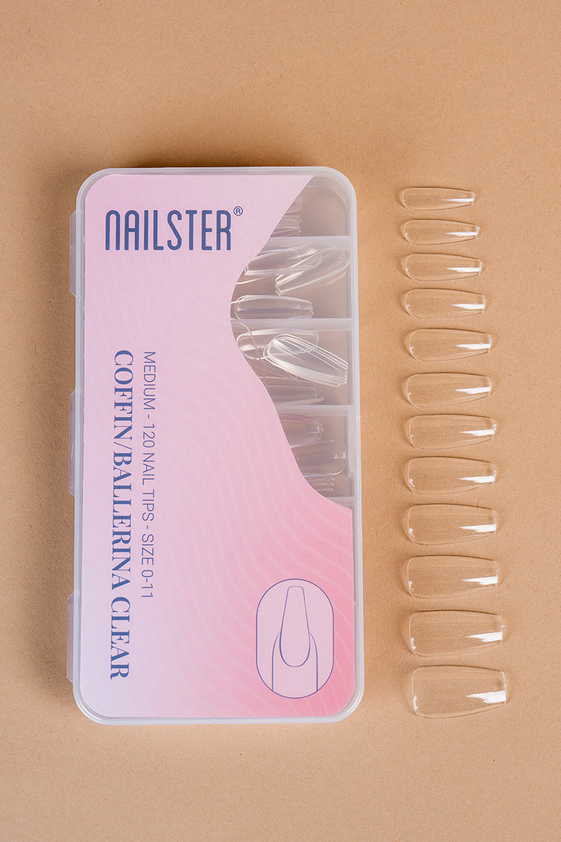 Coffin/Ballerina Clear Tipit