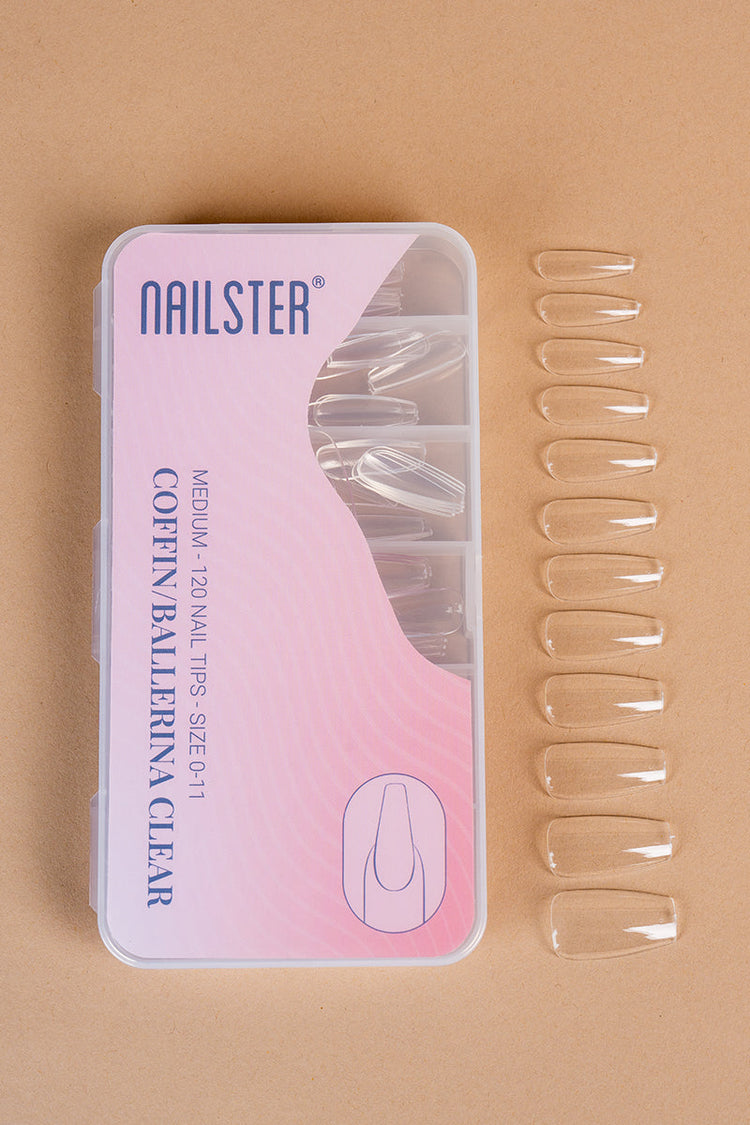 Coffin/Ballerina Clear Tipit