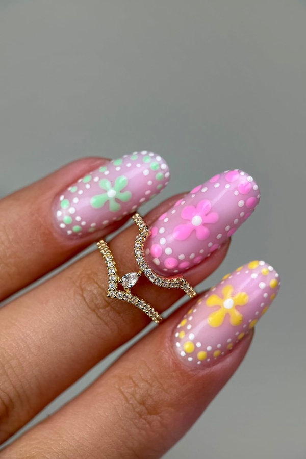 Pastel Blossom Look