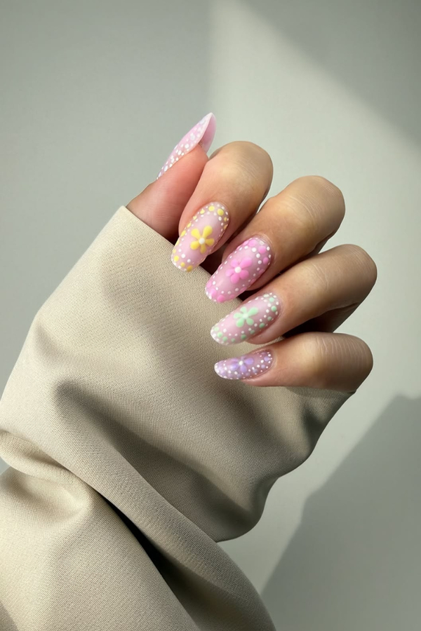 Pastel Blossom Look