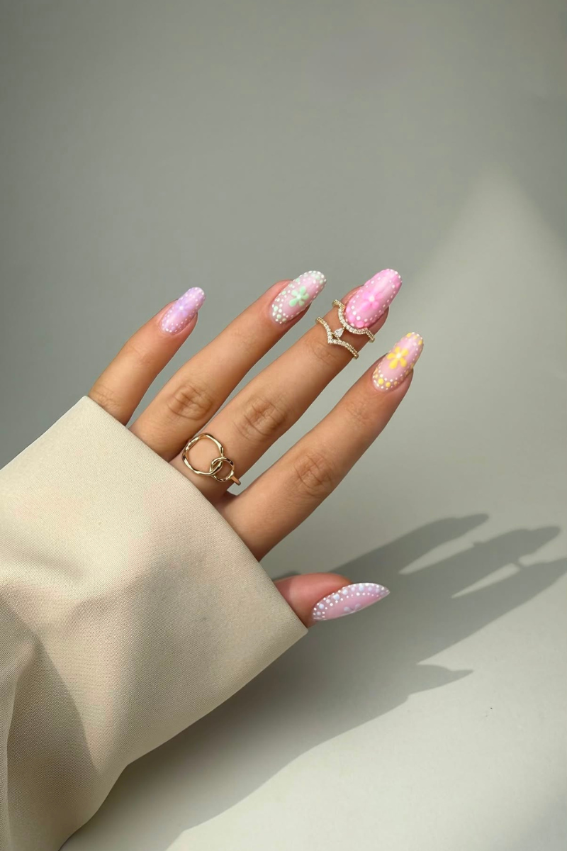 Pastel Blossom Look