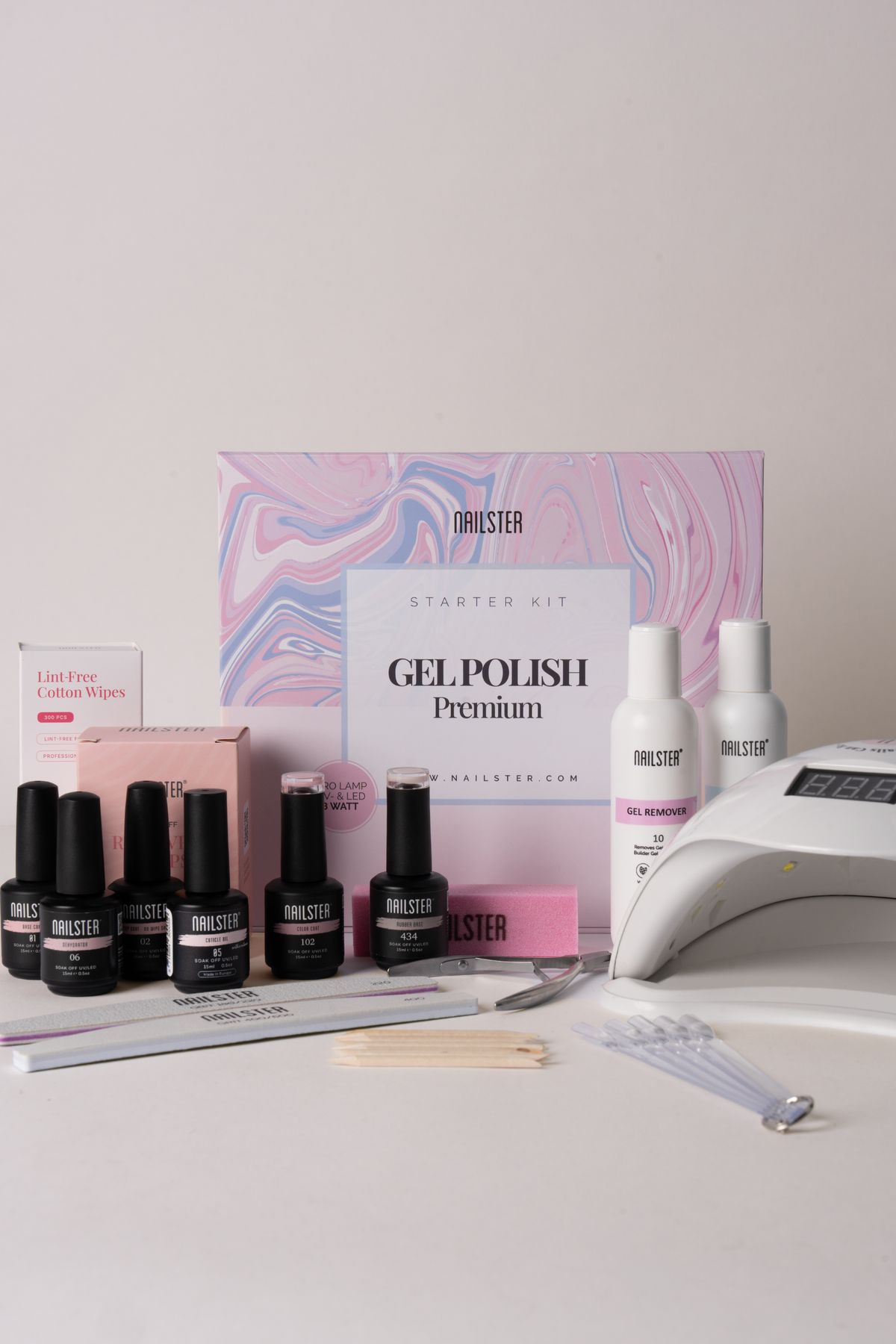 Rubber Base Starter Kit Premium Nailsterilta