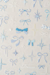 Baby Blue Bows - Stickers
