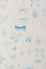 Baby Blue Bows - Tarrat – Nail Art Nailsterilta, kuva 2