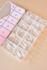 5 x Almond Medium Clear Tipit