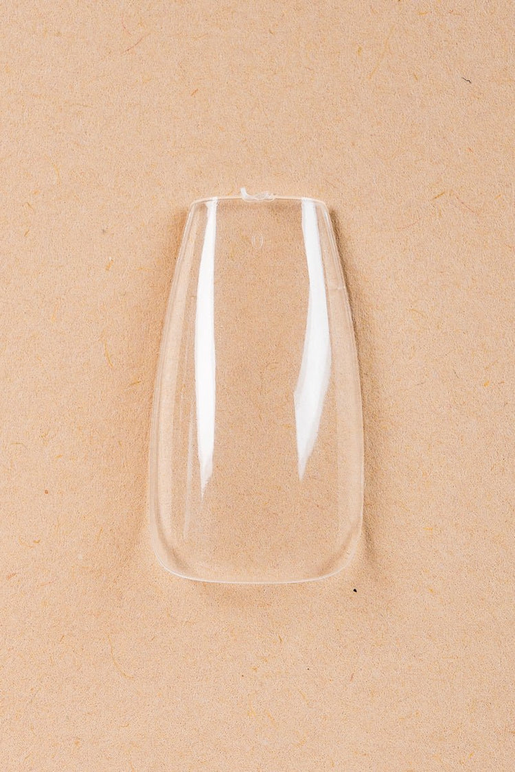 5 x Coffin/Ballerina Medium Clear Tipit