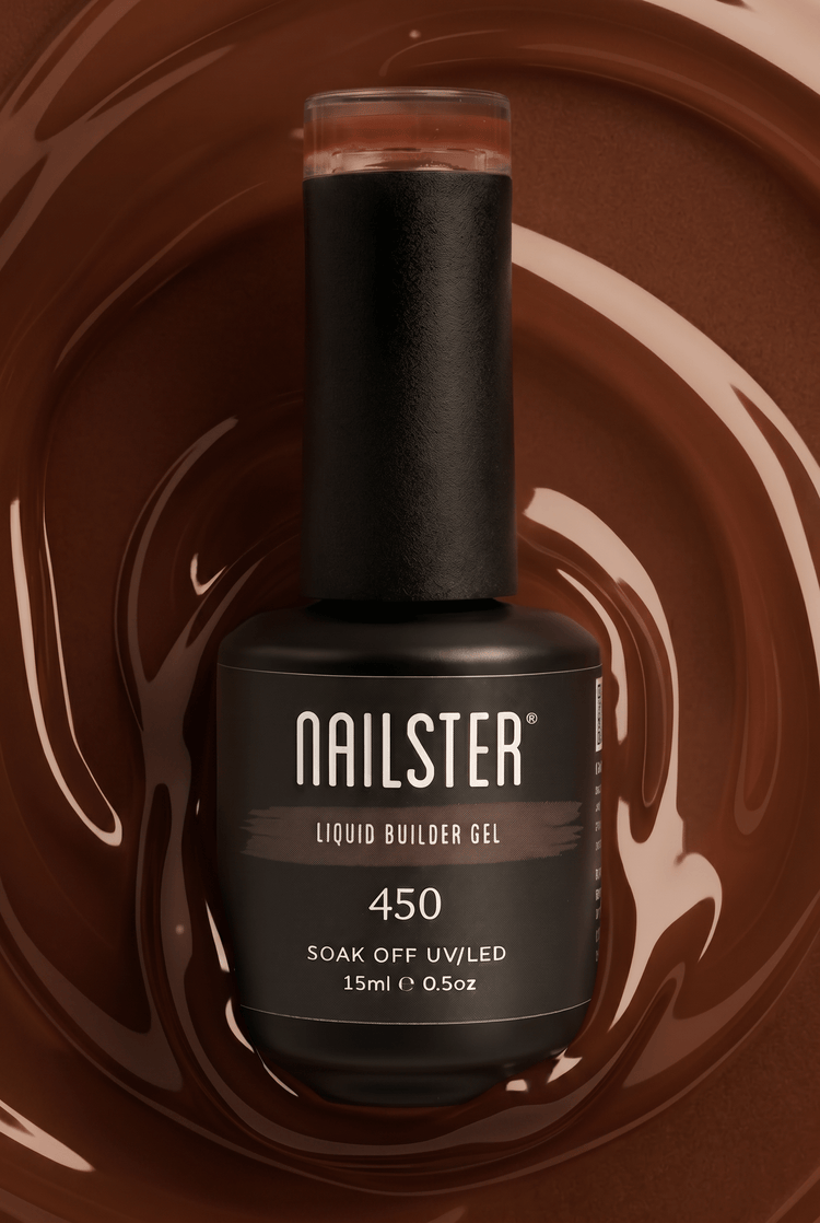 Dark Maroon · 450 – Nestemäinen rakennegeeli Nailsterilta