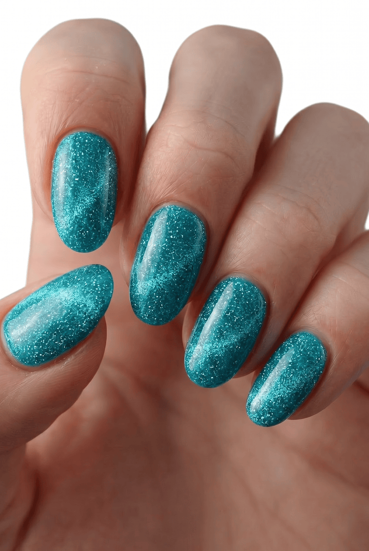 Silver Blue Cat Eye · 338 – Geelilakka Cat Eye Nailsterilta, kuva 3