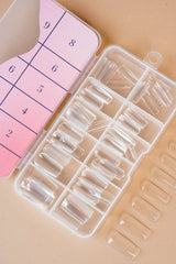 5 x Square Medium Clear Tipit