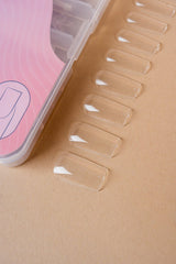 5 x Square Medium Clear Tipit